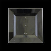 6.5 In. Clear Square Plates | 10 Count